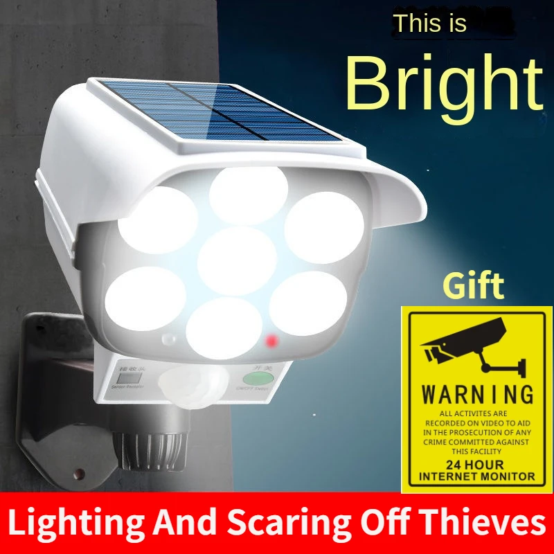 Home Security Services - Outdoor Solar Light Motion Sensor Security