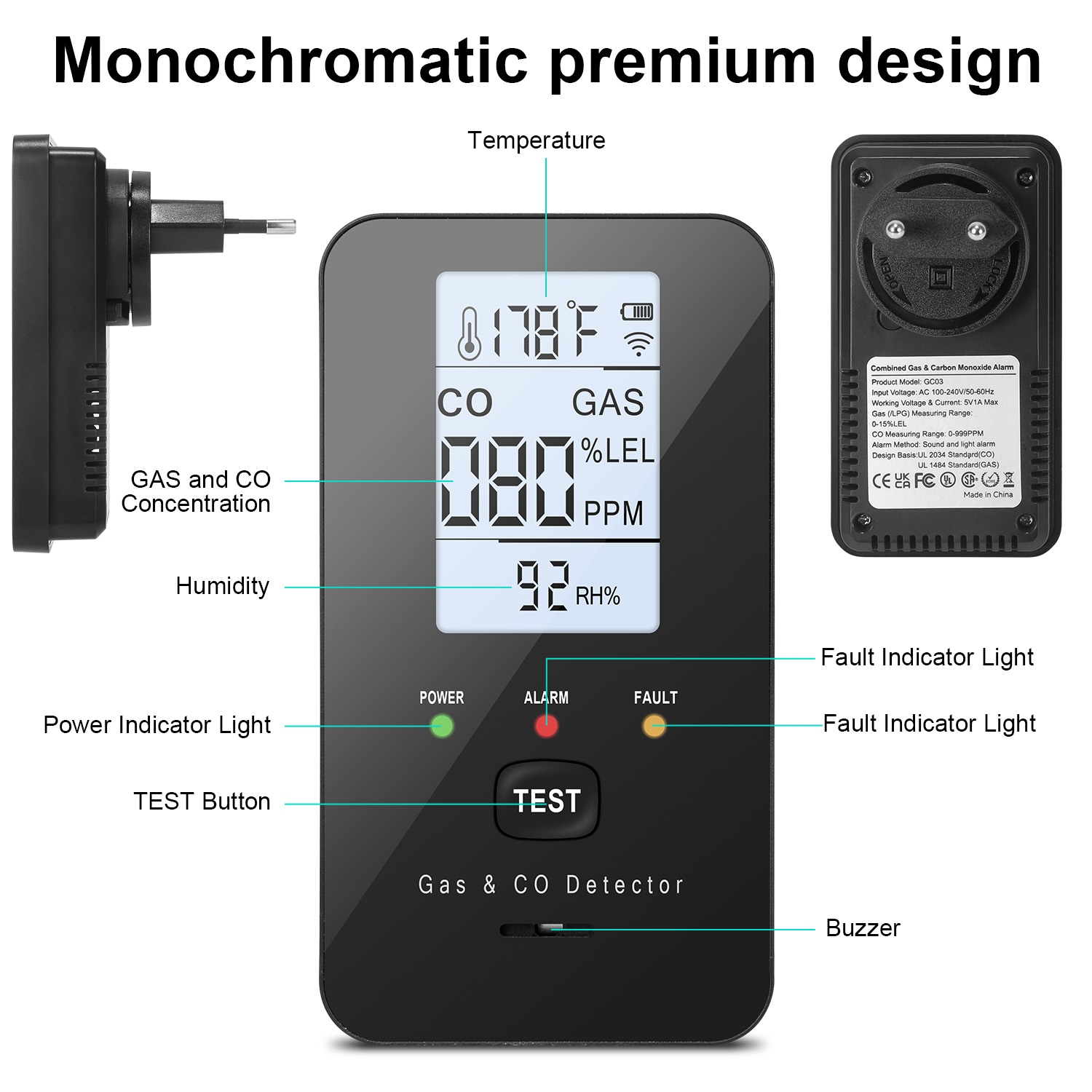 Combination Natural Gas Detect - đánh giá và giá Home Security For Apartments