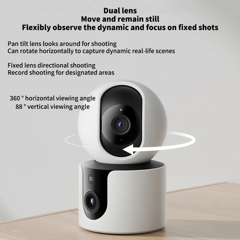 Xiaomi C300 Smart Camera Dual  - đánh giá và giá Home Security Camera Xiaomi Mi 360