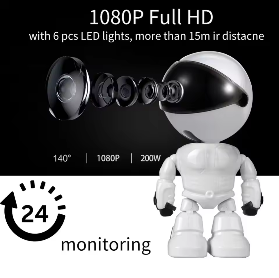 Smart Robot WiFi IP Camera 108 - đánh giá và giá Home Security Robots