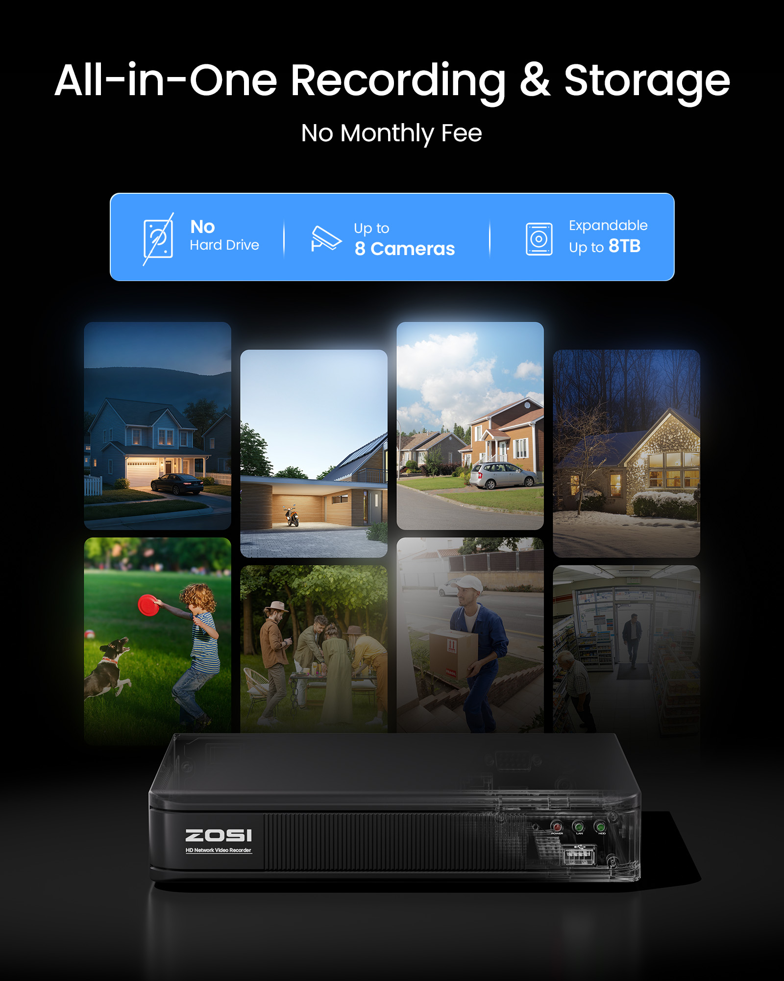 ZOSI 3K Lite Wired CCTV Securi - đánh giá và giá Home Security Services