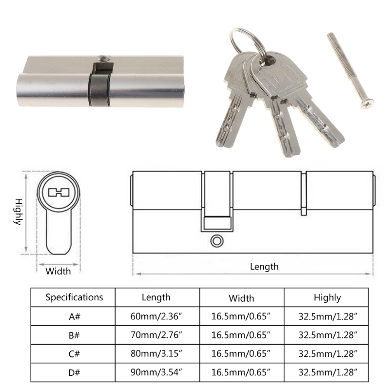 Keyed Entry Door Lock Cylinder - đánh giá và giá Home Security Key