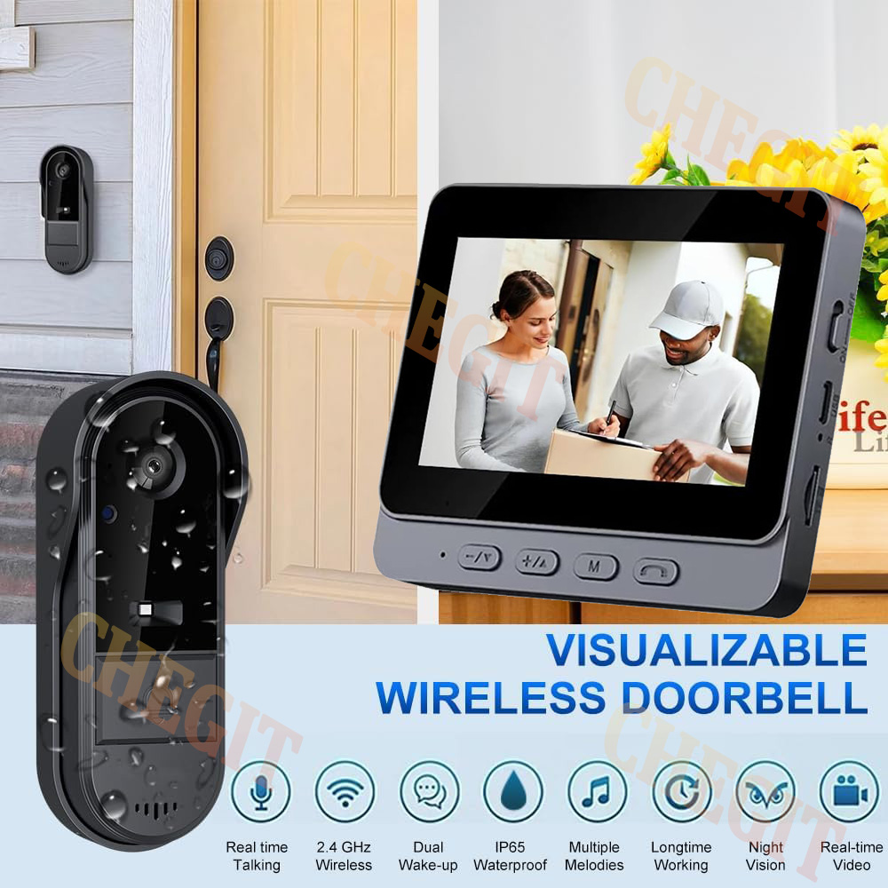 Wireless Wifi Doorbell Camera  - đánh giá và giá Home Security Honeywell