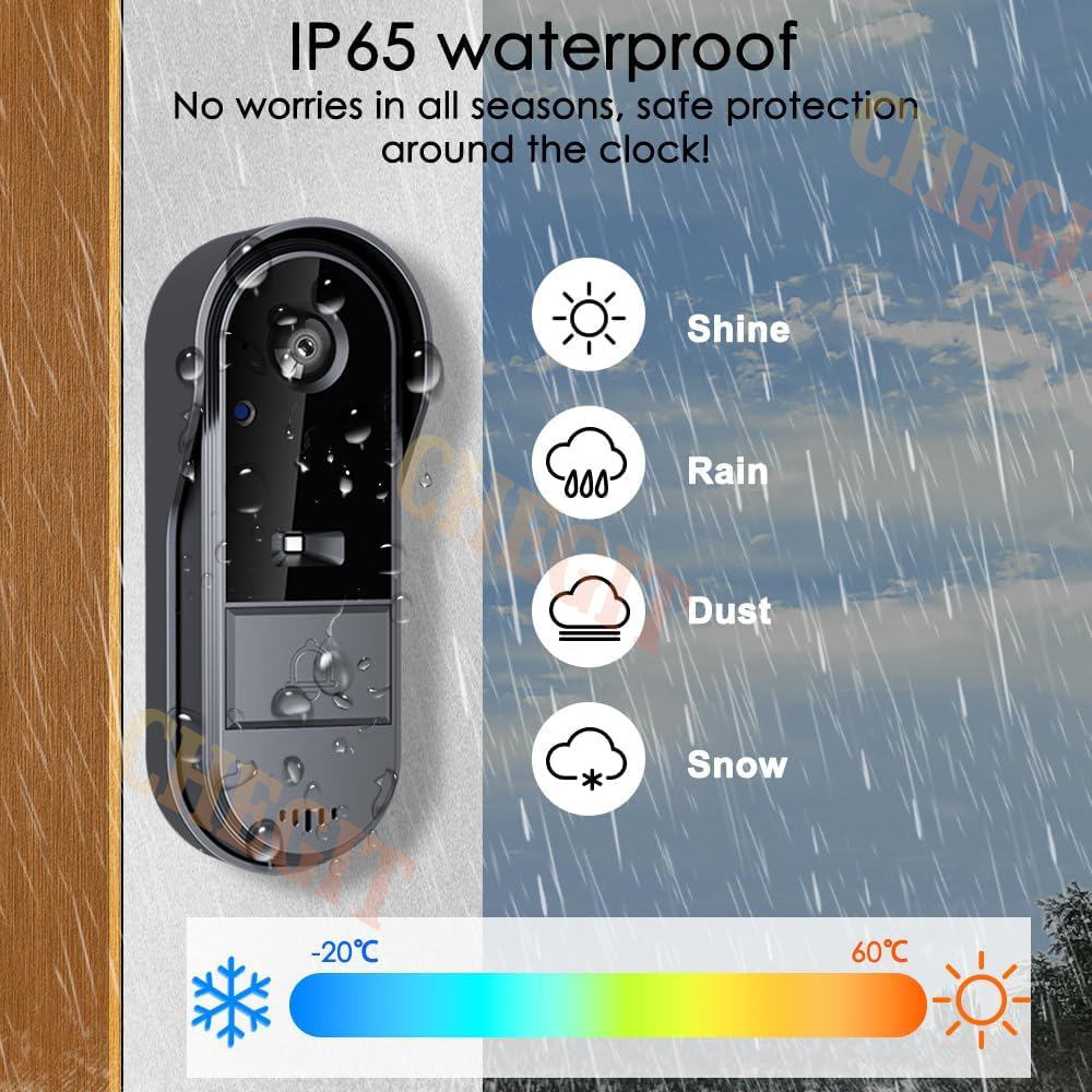 Wireless Wifi Doorbell Camera  - đánh giá và giá Home Security Honeywell