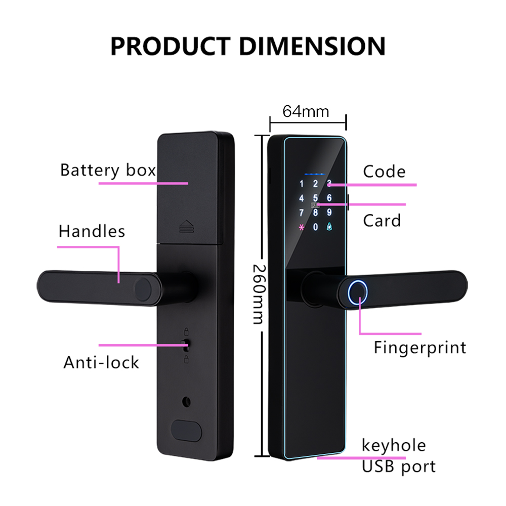 2026 New WiFi Tuya APP Smart D - đánh giá và giá Home Security Key