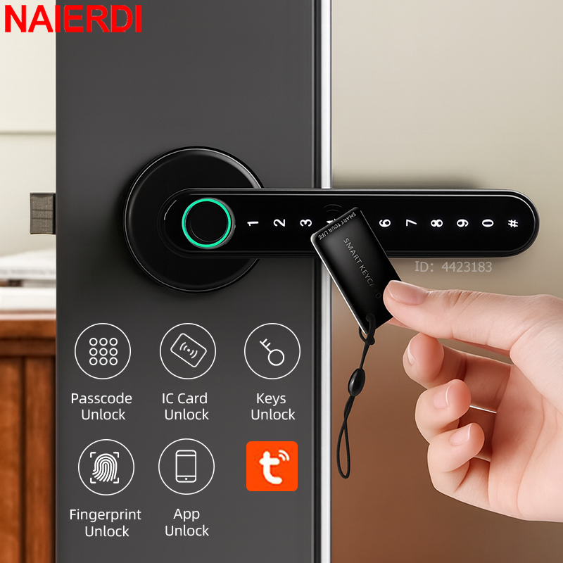 NAIERDI Smart Fingerprint Door - đánh giá và giá Home Security Key