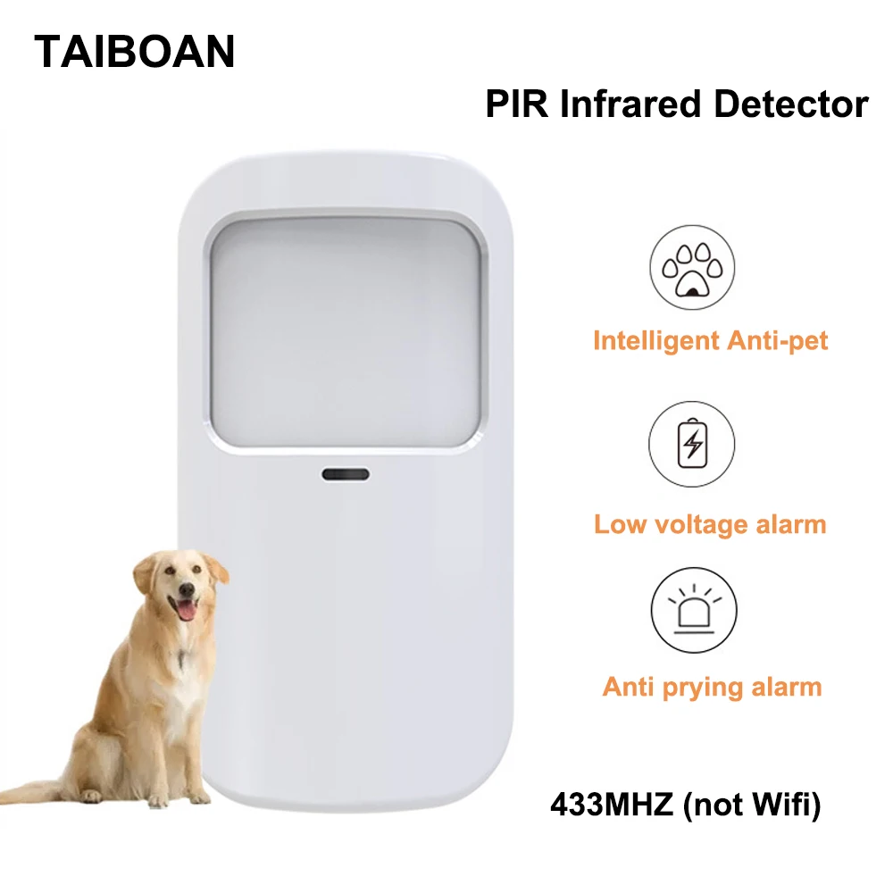 White Wireless 433MHz Infrared - đánh giá và giá Home Security Adt