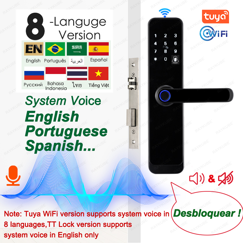 RAYKUBE K8 Smart Door Lock TTl - đánh giá và giá Home Security Key